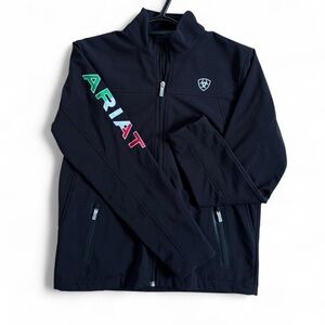 Ariat Black Jacket with Colorful Logo